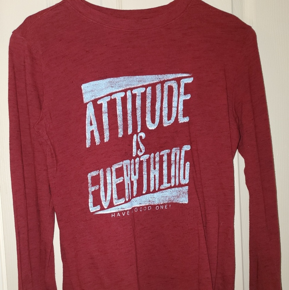 🍁Boys Cat & Jack Long Sleeve Attitude Tshirt